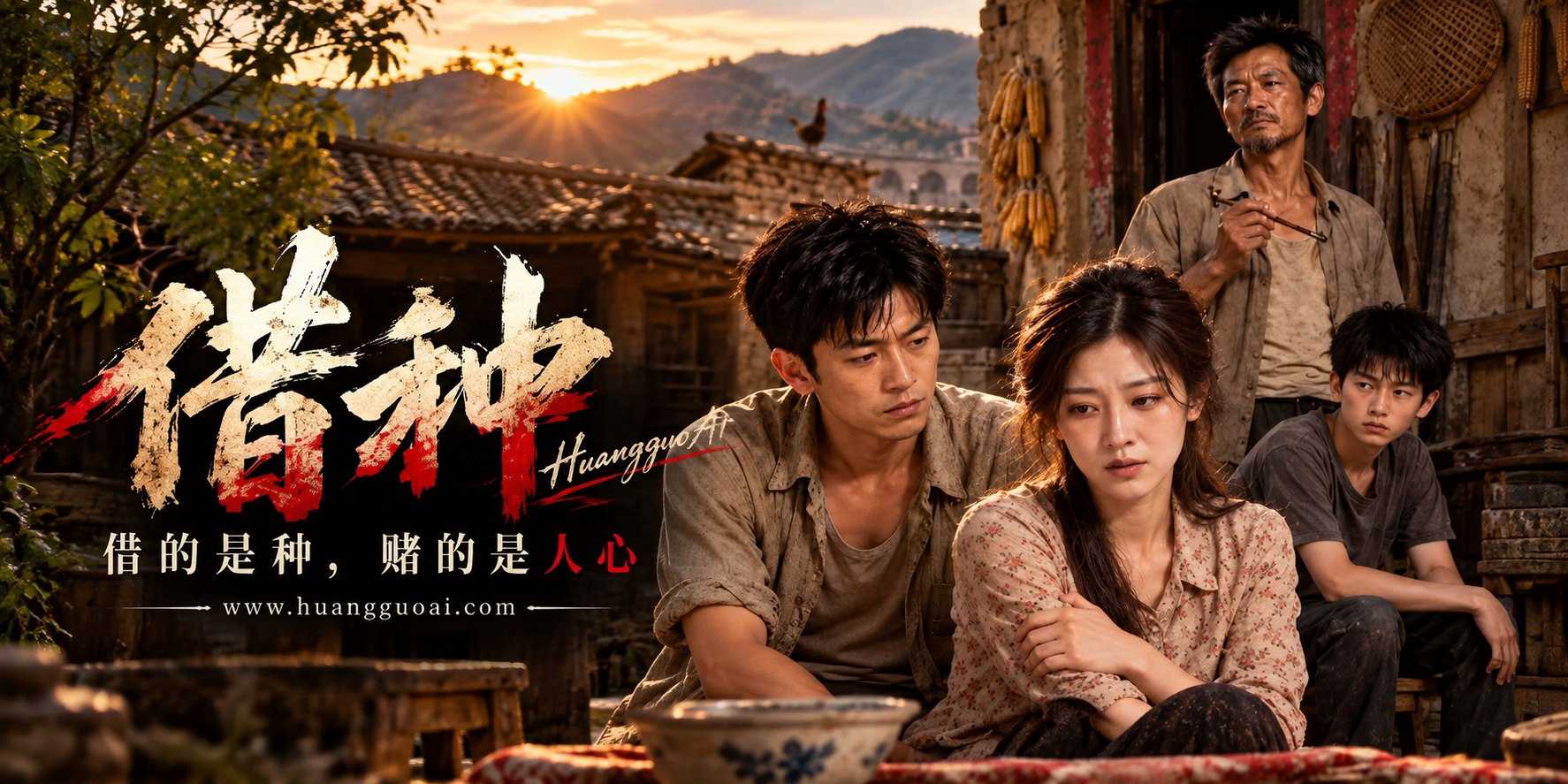 黄果短剧《借种》结婚六年无子丈夫精子弱娟娟被小叔子抬腿后入操到射满
