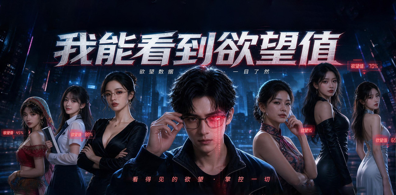 AI短剧 我能看到欲望值 百亿富婆头顶数字暴露真实渴望