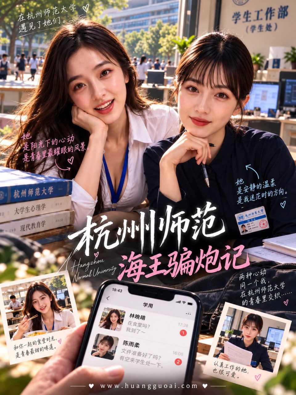 《杭州师范海王骗炮记》一杯奶茶撞破办公室秘密，学姐一句“看上周导了？”陈岳还怎么装！